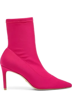 Stuart Weitzman Buty, Kobieta, Różowy, 37 EU, Satyna, 85 Stretch Bootie