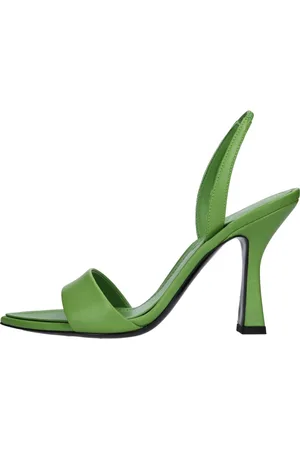 3Juin Buty, Kobieta, Zielony, 37 1/2 EU, Sandały Zielone