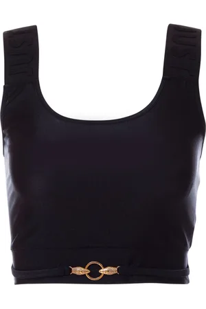 Roberto Cavalli Koszulki, Kobieta, Czarny, 2XS, Top Czarny