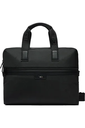 HUGO BOSS Torebki, Mężczyzna, Czarny, ONE SIZE, Elegancka torba na laptopa Ray N Doc