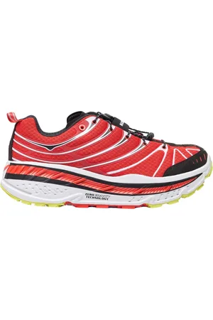 Hoka One One Buty, Mężczyzna, Czerwony, 40 EU, Sneakersy z siateczki ze wzmocnieniem TPU