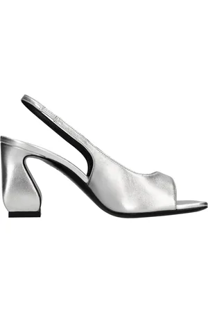 Sergio Rossi Buty, Kobieta, Szary, 38 EU, Sandały Srebrne
