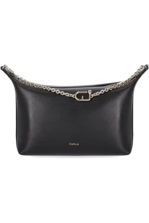 Furla Torebki, Kobieta, Czarny, ONE SIZE, Skóra, Nuvola Mini Czarna Torebka Crossbody