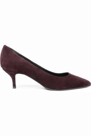 ROBERTO FESTA Buty, Kobieta, brązowy, 35 EU, Zamsz, Bordowe Zamszowe Buty