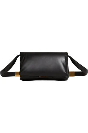 Marni Torebki, Kobieta, Czarny, ONE SIZE, Skóra, Prisma Bag Small