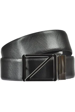 Ermenegildo Zegna Akcesoria, Mężczyzna, Czarny, 115 CM, Skóra, Pasek