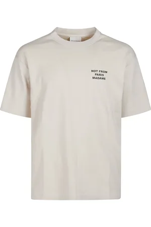 Drôle de Monsieur Koszulki, Mężczyzna, Beżowy, L, Graphic Tee