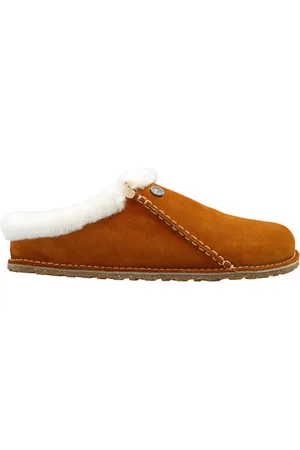 Birkenstock Buty, Kobieta, brązowy, 38 EU, Skóra, Klapki Zermatt Premium