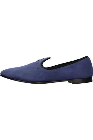Giuseppe Zanotti Buty, Mężczyzna, Niebieski, 40 EU, Zamsz, Buty płaskie Niebieskie