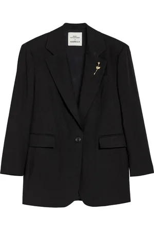 MARELLA Kurtki, Kobieta, Czarny, M, Poliester, 004 Over Blazer