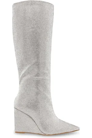 Steve Madden Buty, Kobieta, Szary, 36 EU, Wysokie kozaki