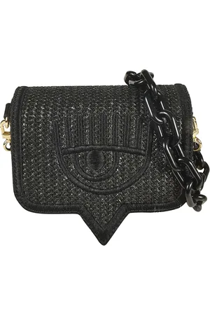 Chiara Ferragni Torebki, Kobieta, Czarny, ONE SIZE, Czarna torebka crossbody