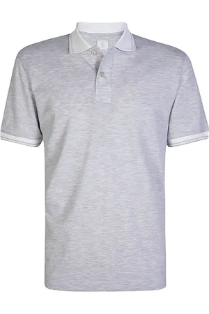 ELEVENTY Koszulki, Mężczyzna, Szary, 3XL, Bawełna, Polo z bawełny Giza