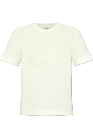 Burberry Koszulki, Kobieta, Biały, M, Bawełna, Logo T-Shirt