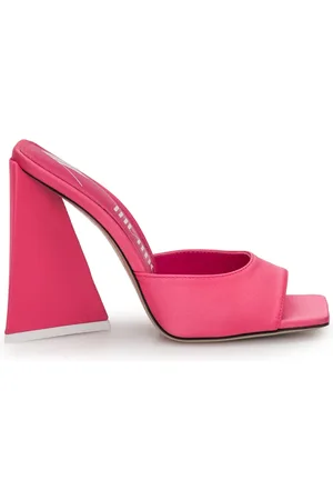 The Attico Buty, Kobieta, Różowy, 36 EU, Satyna, Devon Mule Szpilki 115 mm