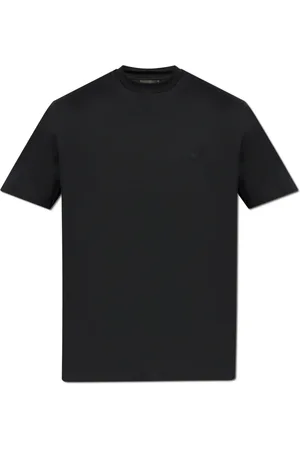 Emporio Armani Koszulki, Mężczyzna, Niebieski, 2XL, Bawełna, Koszulka Travel Essentials Jersey