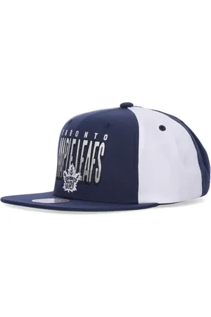 Mitchell & Ness Akcesoria, Mężczyzna, Wielobarwność, ONE SIZE, Toronto Maple Leafs Czapka z Płaskim Daszkiem