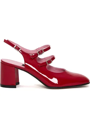 Carel Buty, Kobieta, Czerwony, 37 EU, Czerwone czółenka Slingback