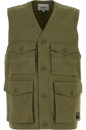 Carhartt Kurtki, Mężczyzna, Zielony, M, Bawełna, Unity Vest