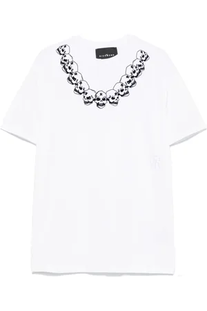 John Richmond Koszulki, Mężczyzna, Biały, S, Klasyczny Bawełniany T-shirt Bianco Ss 25