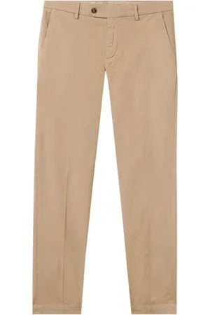 Brooks Brothers Spodnie, Mężczyzna, Beżowy, W31, Bawełna, Regular Fit Stretch Bawełniana Chinówka z Gabardyny