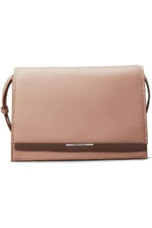 Calvin Klein Torebki, Kobieta, brązowy, ONE SIZE, Skóra, Listonoszka Linear