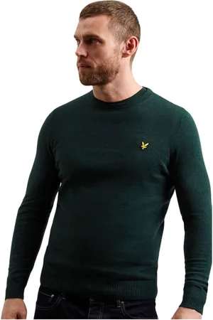 Lyle & Scott Bluzy, Mężczyzna, Zielony, 2XL, Bawełna, Krótki T-shirt