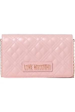 Moschino Torebki, Kobieta, Różowy, ONE SIZE, Różowo-złota syntetyczna torebka na ramię