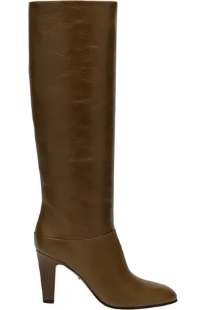 Chloé Buty, Kobieta, brązowy, 40 EU, Skóra, Średnie Botki