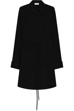 Sportmax Sukienki, Kobieta, Czarny, S, Sukienka koszulowa Eolie