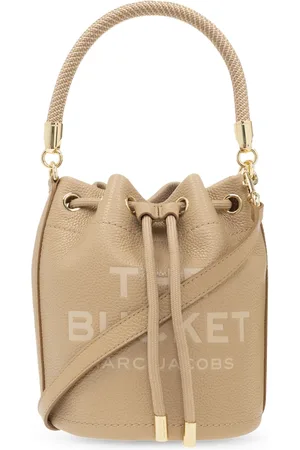 Marc Jacobs Torebki, Kobieta, Beżowy, ONE SIZE, Skóra, Torebka Bucket na Ramię