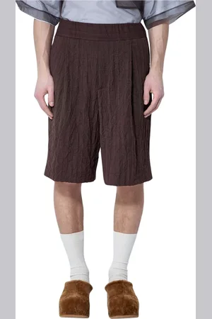 DRIES VAN NOTEN Szorty, Mężczyzna, brązowy, M, Spływane Szorty