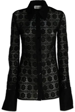 Sportmax Bluzki, Kobieta, Czarny, S, Sava Shirt
