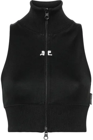 Courrèges Swetry, Kobieta, Czarny, M, Golf