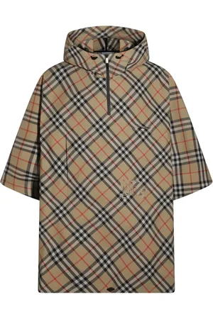 Burberry Kurtki, Kobieta, Beżowy, ONE SIZE, Peleryna Sand Cady