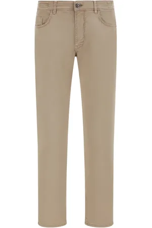 Boggi Milano Jeansy, Mężczyzna, Beżowy, W36, Bawełna, Jeansyy Stretch Cotton/TENCEL
