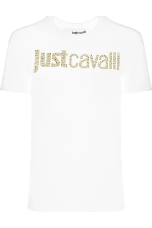 Roberto Cavalli Koszulki, Kobieta, Biały, S, Koszulki i Pola Białe