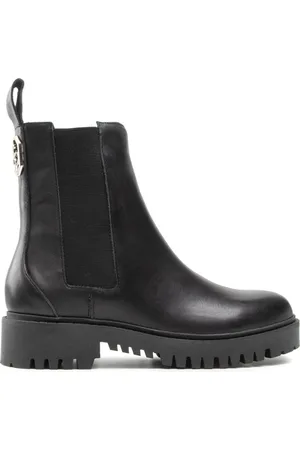 Guess Buty, Kobieta, Czarny, 36 EU, Skóra, Botki z zakrytymi palcami