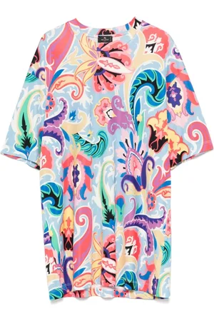 Etro Koszulki, Kobieta, Wielobarwność, M, T-shirty i Polo