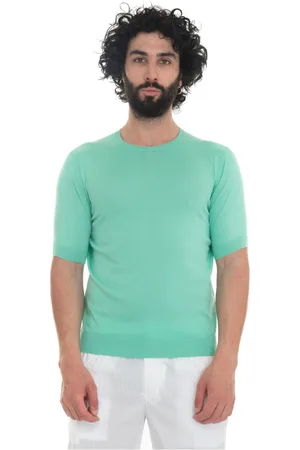 hindustrie Koszulki, Mężczyzna, Zielony, M, Slim Fit Jersey T-shirt
