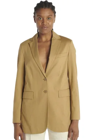 Circolo Kurtki, Kobieta, brązowy, M, Bawełna, Jersey Blazer
