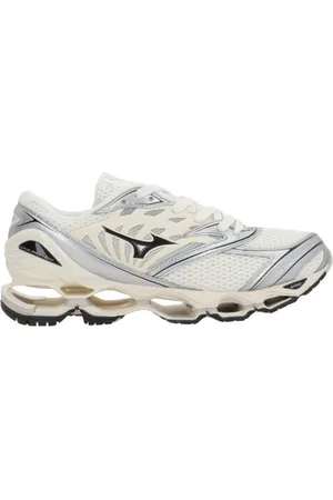 Mizuno Buty, Mężczyzna, Beżowy, 44 1/2 EU, Sneakersy low-top z metalicznymi detalami