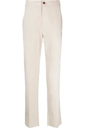 Etro Spodnie, Mężczyzna, Beżowy, L, Bawełna, Spodnie Taupe Ss 24