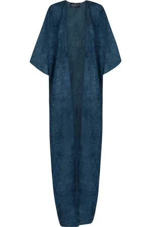 Cortana Bluzki, Kobieta, Niebieski, S, Nina Long Kimono Sleeve Jacket