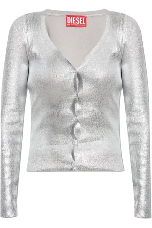 Diesel Swetry, Kobieta, Szary, M, Cardigan M-Isotta