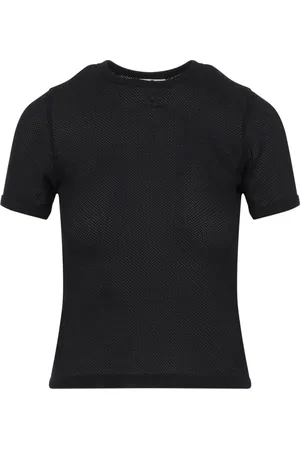Courrèges Koszulki, Kobieta, Czarny, XS, Bawełna, T-Shirt