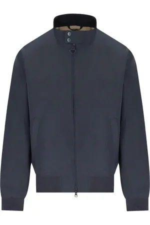 Barbour Kurtki, Mężczyzna, Niebieski, S, Nylon, Granatowa Kurtka Casual