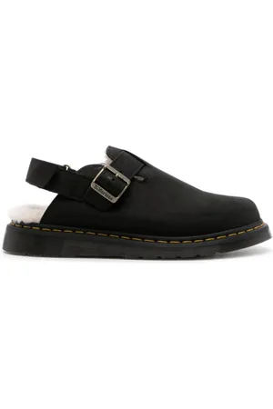 Dr. Martens Buty, Mężczyzna, Czarny, 42 EU, Zamsz, Sandały z zamszu Jorge II