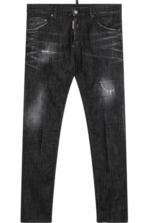 Dsquared2 Jeansy, Mężczyzna, Czarny, L, Bawełna, Jeansyy Slim Cool Guy