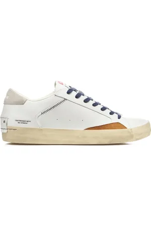 Crime london Buty, Mężczyzna, Biały, 44 EU, Destroyed Contrast Sneakers